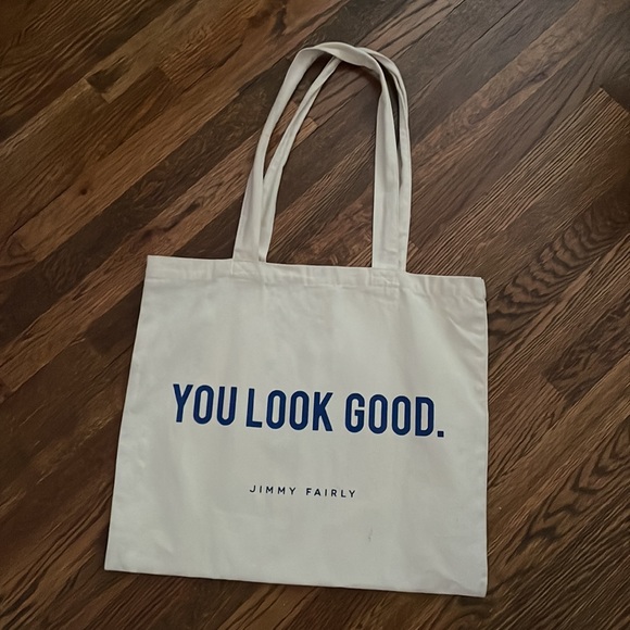 JIMMY FAIRLY YOU LOOK GOOD totes! Set of 2! Regular and large - Picture 3 of 3